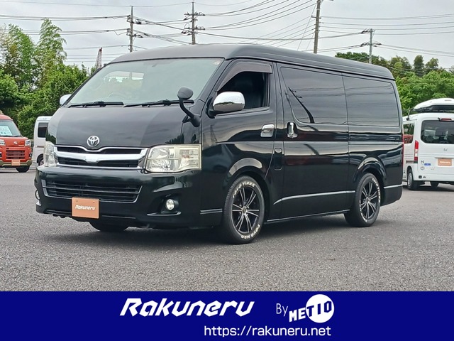 トヨタ ハイエース
2.7 GL ロング ミドルルーフ　10人乗り キャンパー仕様 (3ナンバー) （ブラックマイカ） 